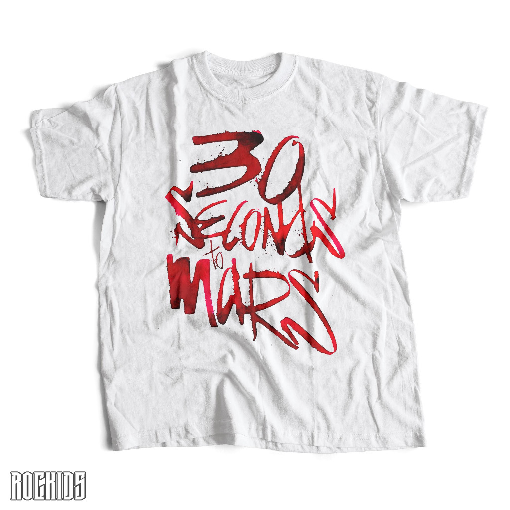 ROCKIDS - 30 SECOND TO MARS - TSHIRT - TEES - KAOS BAND - KAOS BAND 30 SECOND TO MARS - KAOS 30 SECO