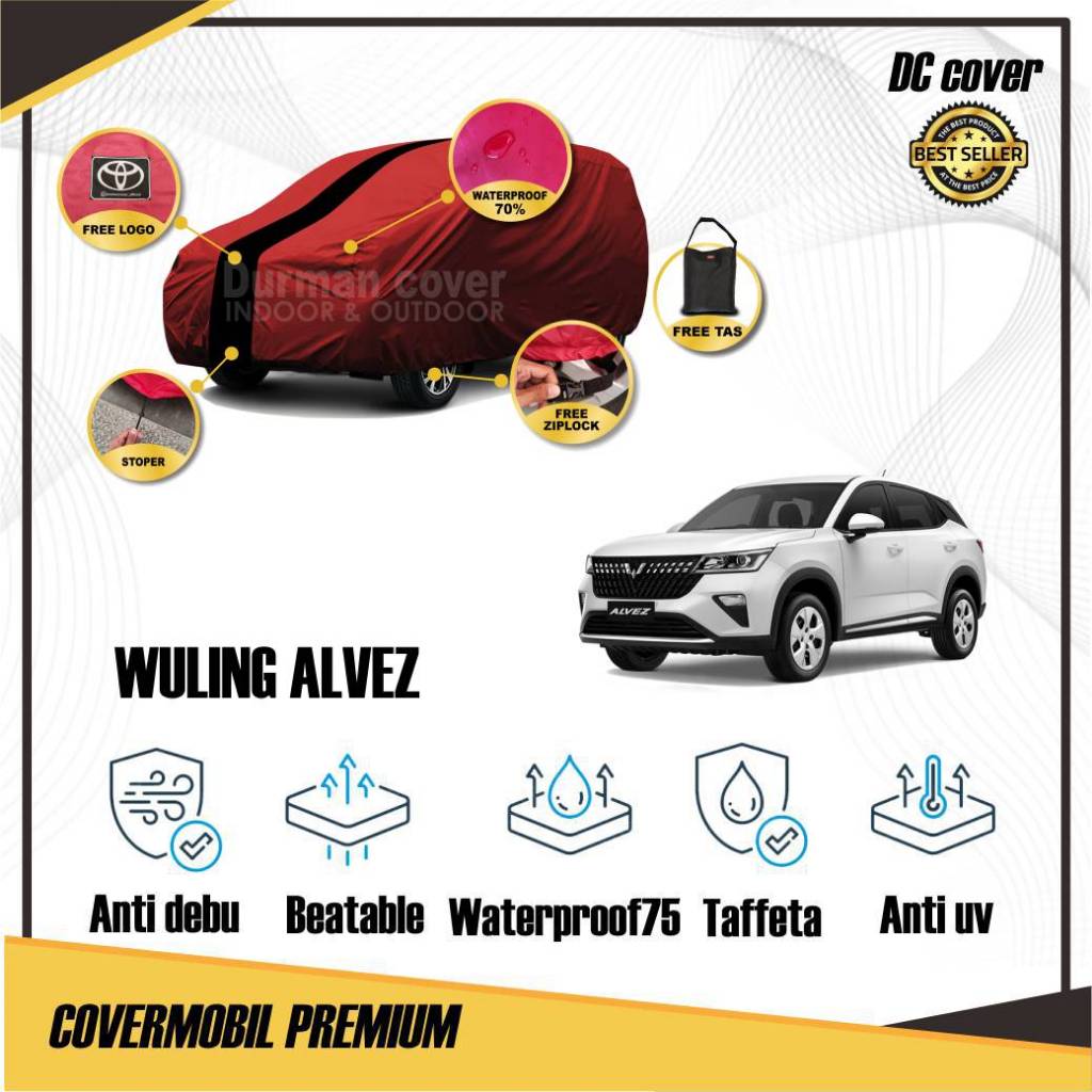Covermobil wuling alvez sarung mobil wuling alvez