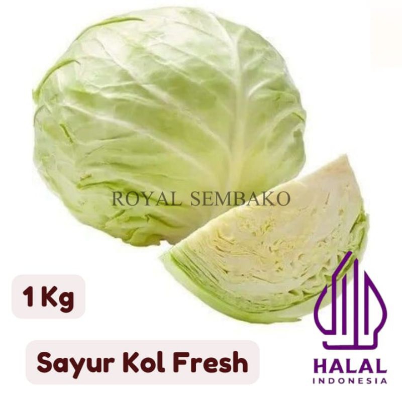 

TERMURAH SAYUR SEGAR KOL 1Kg , FRESH, BERSIH, MURAH, BONELLES, TERJANGKAU, PREMIUM