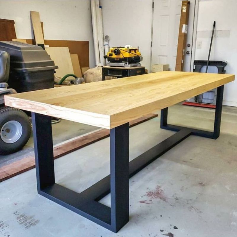 kaki meja besi holo 3x6 minimalis