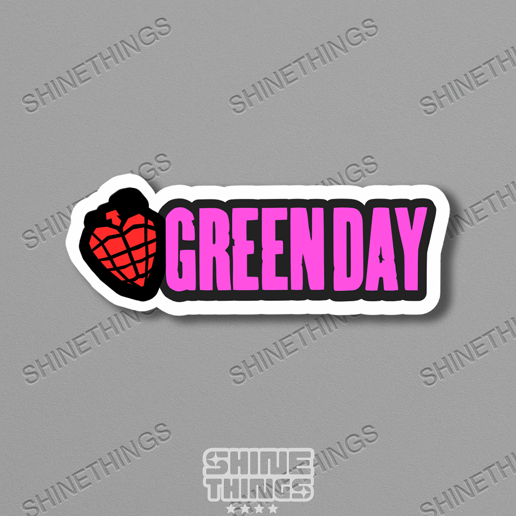 

[Stiker Satuan] stiker Greenday || sticker aesthetic band Green Day