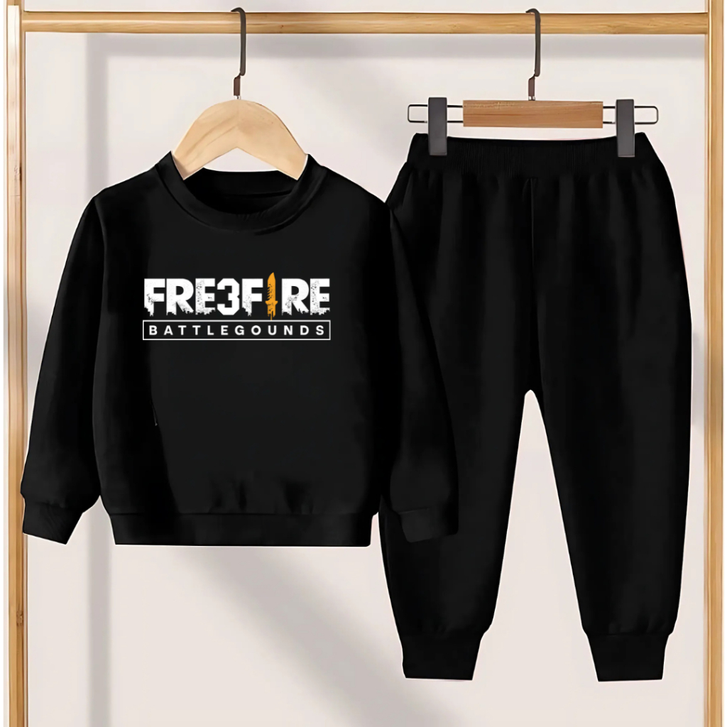SETELAN ANAK FREEFIRE KEKINIAN / SET JOGER CP FREEFIRE / BISA COD