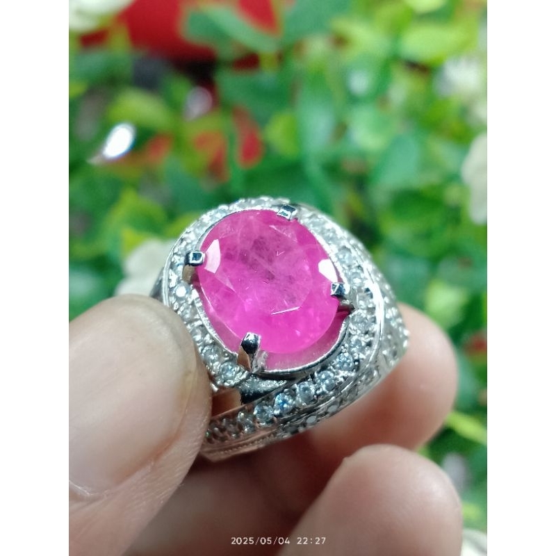 cincin Ruby MADAGASKAR natural
