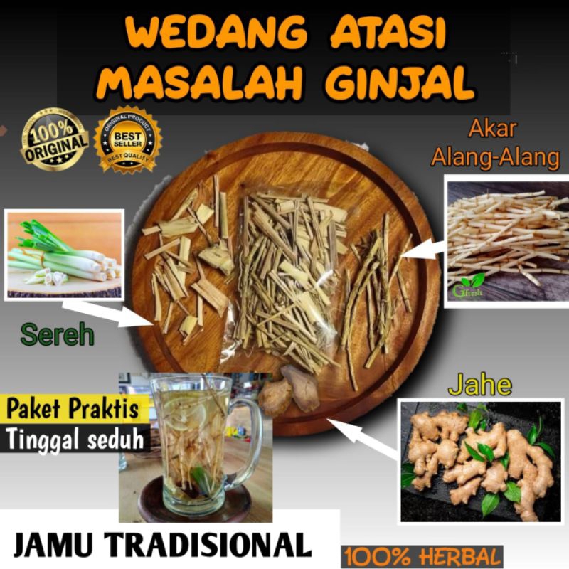 

Detox Ginjal JSR Premium | Wedang Siap Seduh | Isi 30 Sachet | Jahe Akar alang Sereh Kering | Membersihkan Ginjal | Mengobati Batu Ginjal Dll