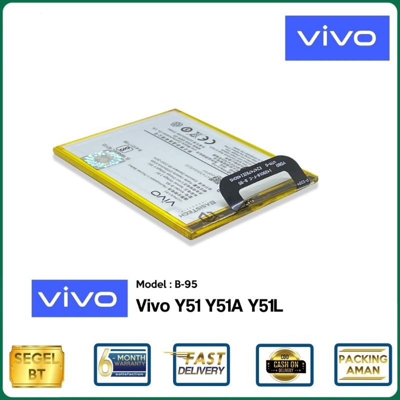Baterai ORIGINAL for VIVO Y51 / Y51A / Y51L