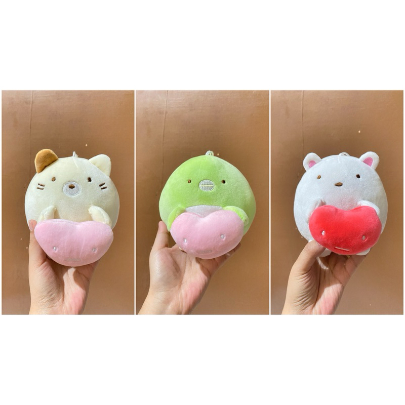 Boneka Karakter Sumiko Bulat Lucu size 12cm / Boneka Sumiko / Boneka Karakter Beruang / Boneka Kucin
