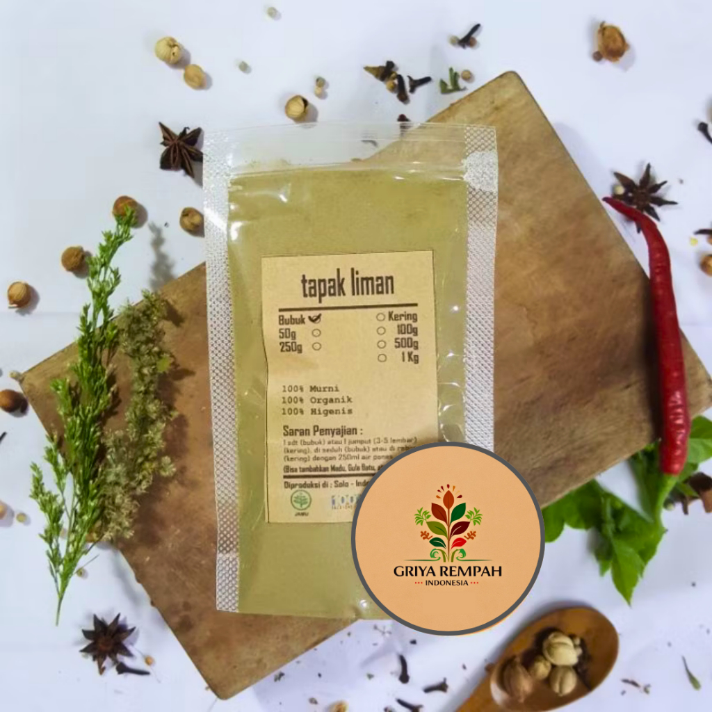 

TAPAK LIMAN BUBUK 1 KG Telapak Lima Rempah Herbal Alami Simplisia Ramuan Jamu Tradisional untuk Kesehatan Liver Vitalitas dan Detoks Tubuh Tapakliman Limo Elephantopus Scaber