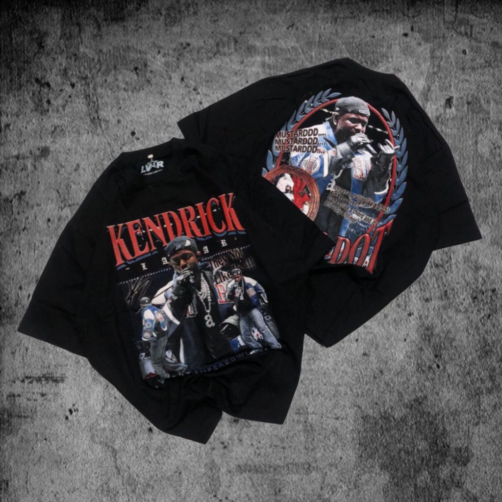 Baju Kaos Kendrick Lamar - T Shirt Kendrick Lamar Model Black 20s