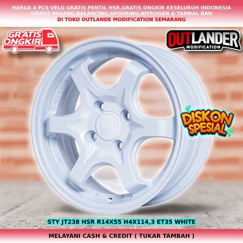 velg mobil racing r14, velg mobil Triber Toyota Avanza Avanza New Kijang LGX Veloz velg hsr sty r14