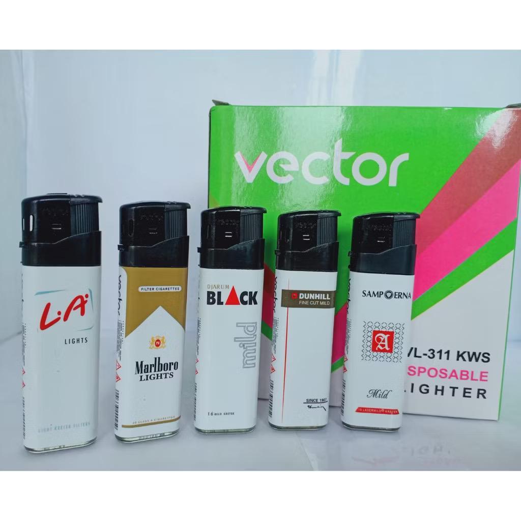 Korek api gas Mancis ber Kualitas dan ber SNI  -Korek api 1 box terdapat 5 Motif Rokok