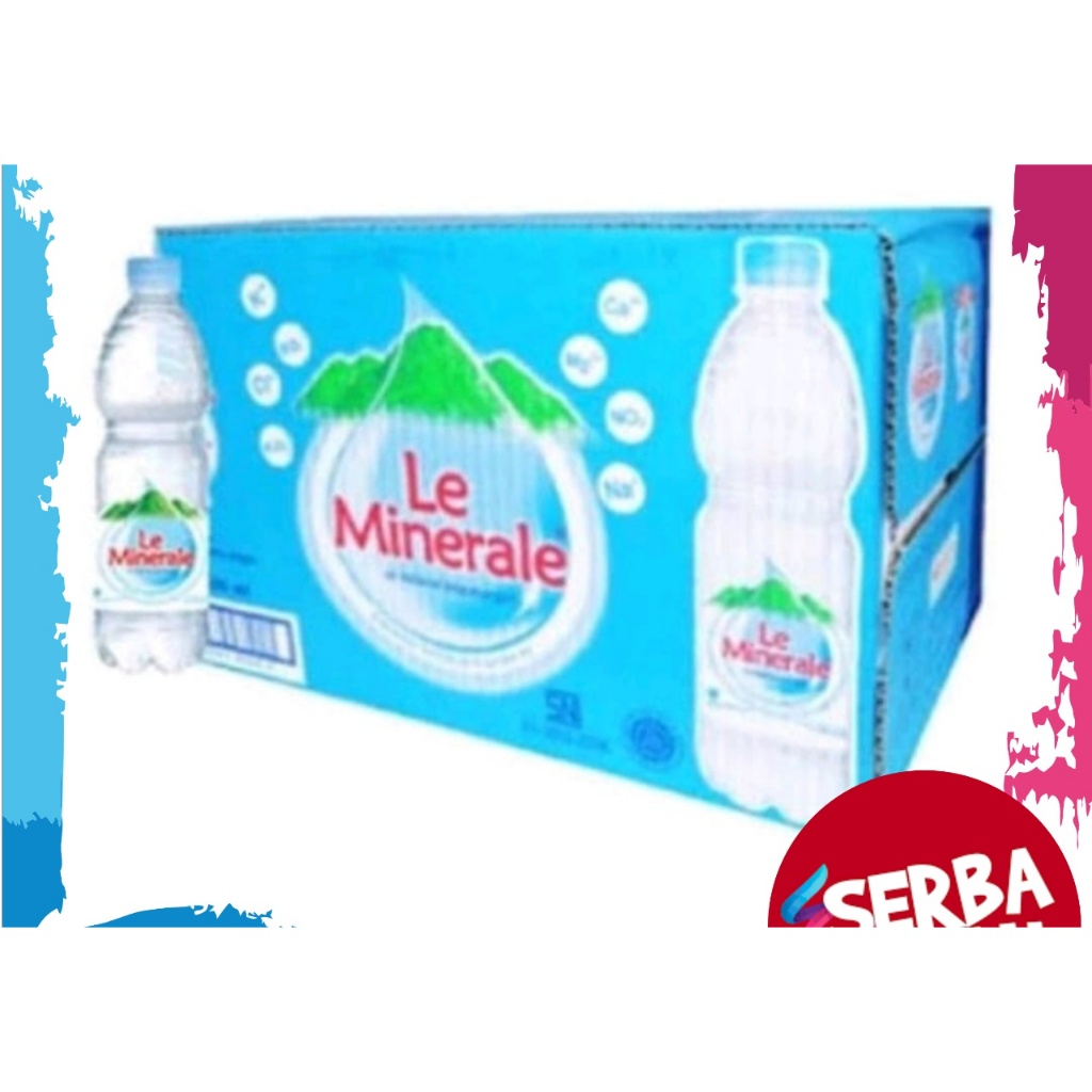 

KHUSUS INSTAN Le Mineral Botol 330ml 24pcs Dus Kardus Karton Air Mineral Minum