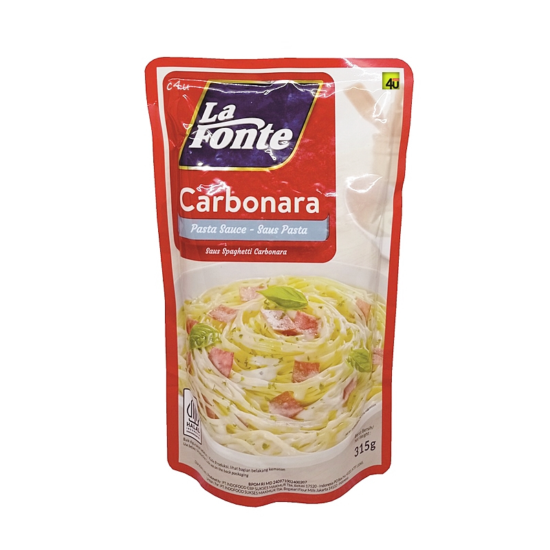 

La fonte saus pasta carbonara 315 gram