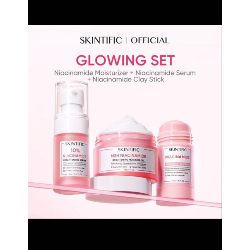 PAKET GLOWING SET SKINTIFIC