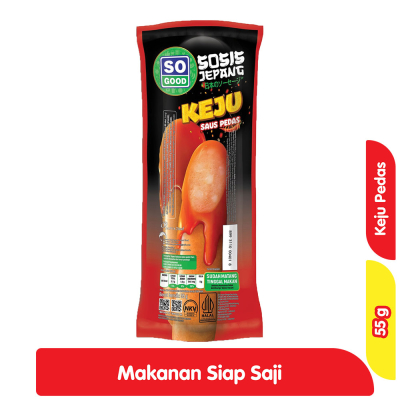 

So Good Sosis Jepang Keju Saus Pedas 55 gram