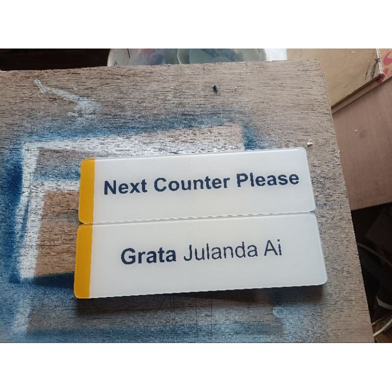 

Name desk Nama saja B. Mandiri