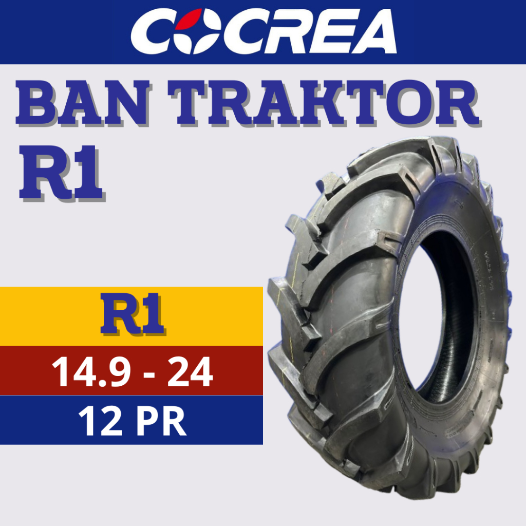 ANEKA BAN COCREA Ban Traktor 14.9-24 12PR R1 ban traktor