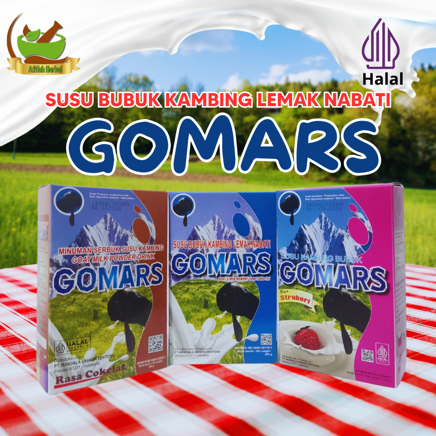 

Gomars Susu Kambing Original | Susu Kambing Bubuk aneka Rasa