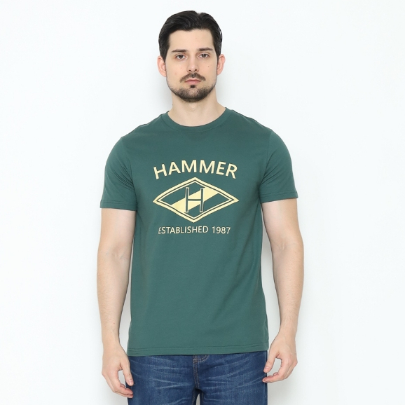 Hammer Men Graphic T-Shirt C1TI093G1 I Kaos Graphic Lengan Pendek Hijau