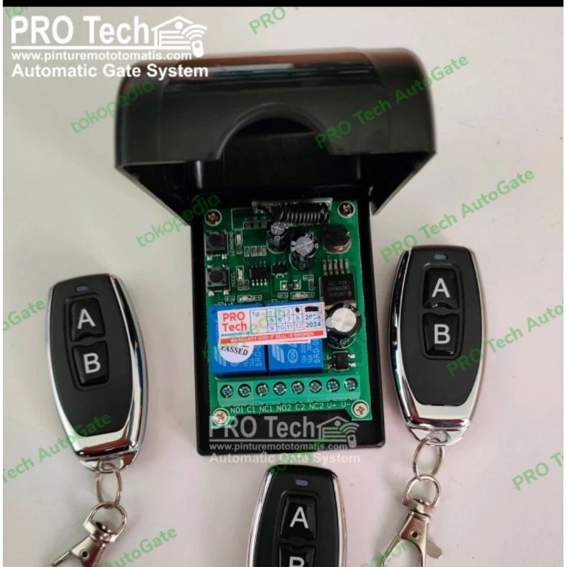 Remote Control Sliding Gate 2 channel 433MHz