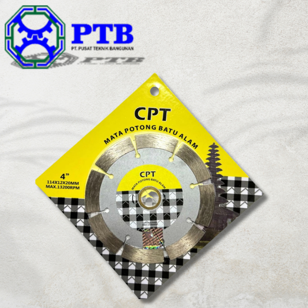 Mata Potong Batu Alam 4 Inch Silver CPT/ Alat Potong keramik dan granit