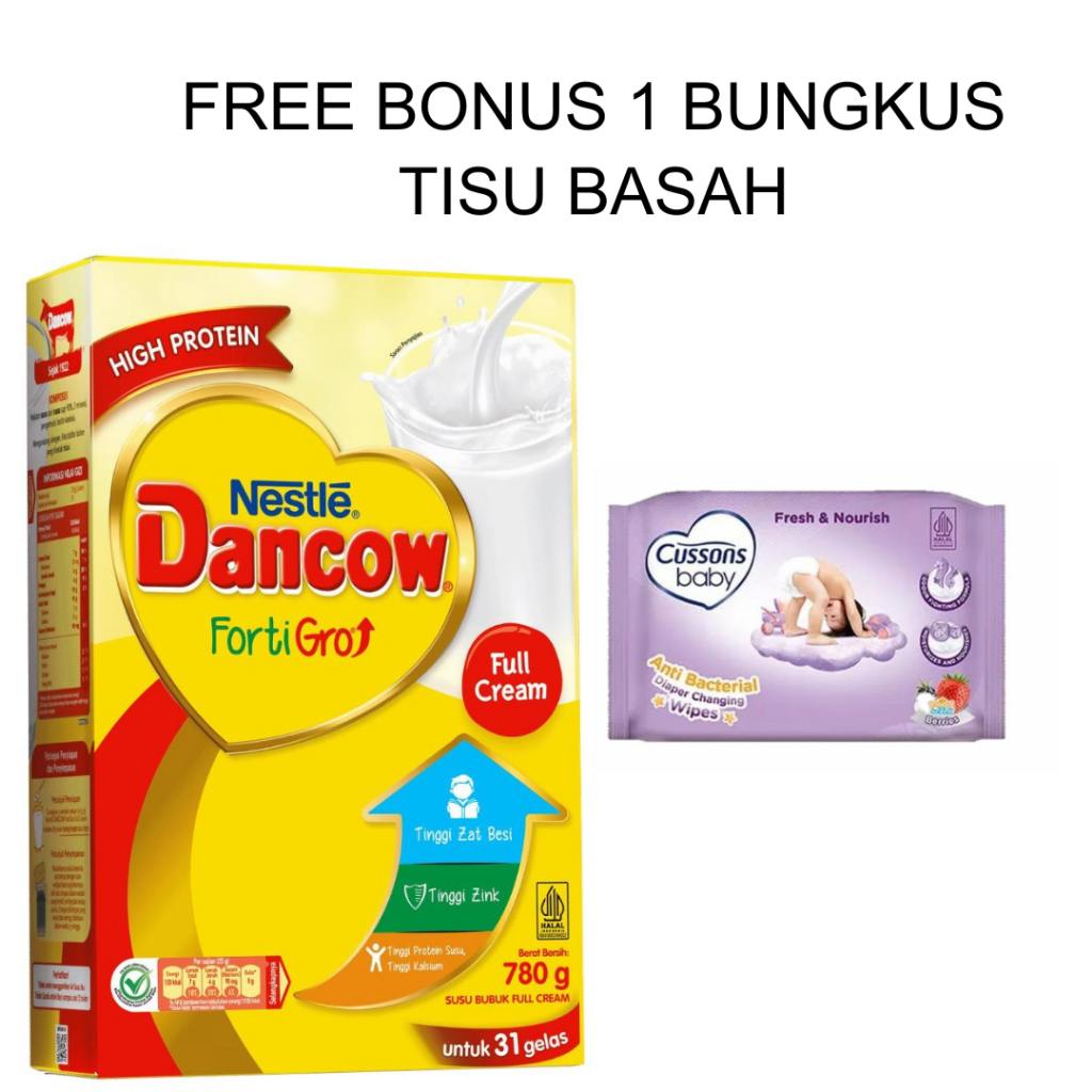 

DANCOW FortiGro Full Cream 780g – Susu Bubuk Bergizi untuk Anak & Keluarga