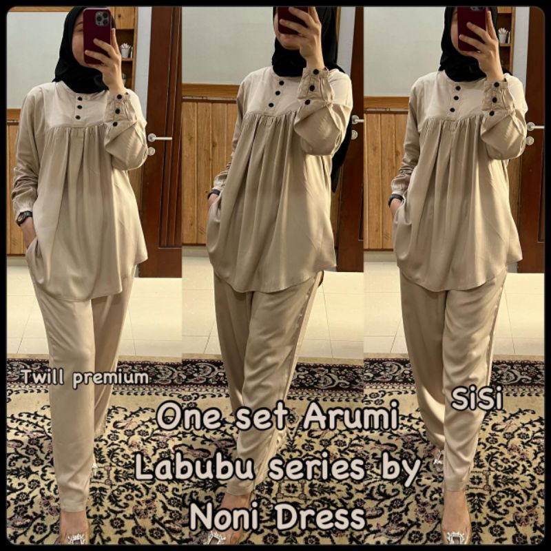 Reena Daily ARUMI OneSet by Noni Dress - Setelan Celana Wanita
