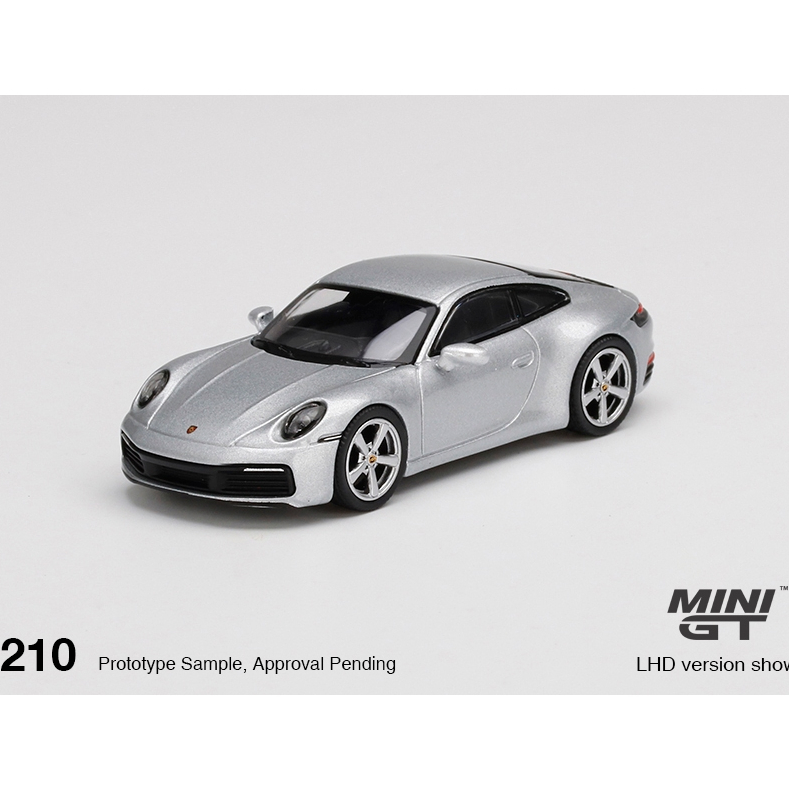 MINI GT 354 - Porsche 911 Turbo S GT Silver Metallic