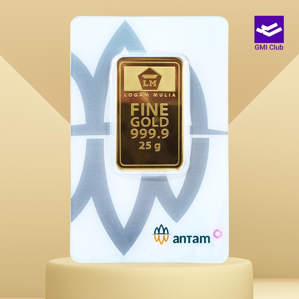 Emas Logam Mulia Antam 25 Gram