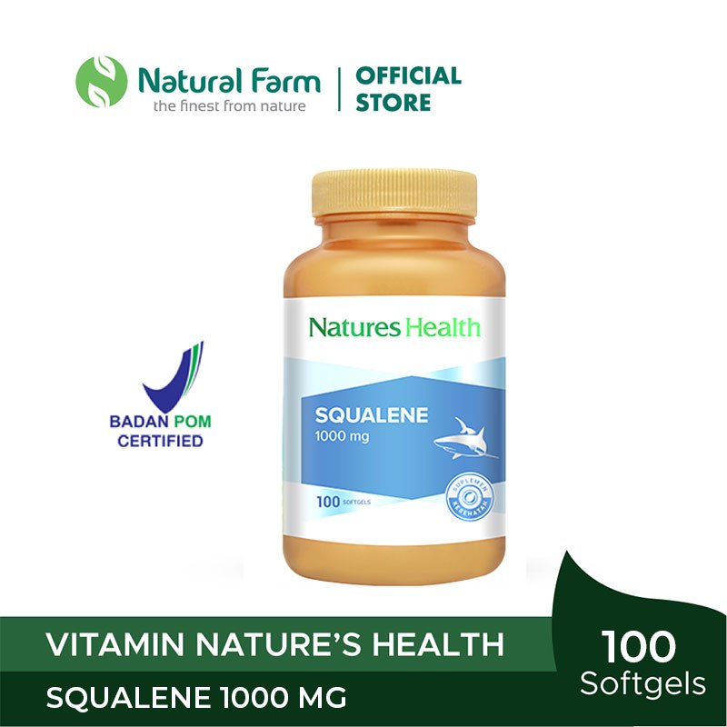 Natures Health Squalene 1000mg - 100 Softgels