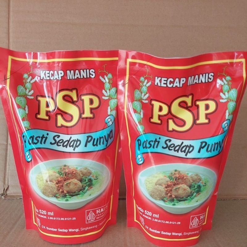 

Kecap Manis PSP Isi Bersih 520 Ml
