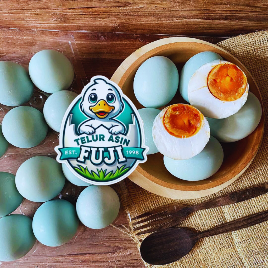 

(SIAP KIRIM) TELUR ASIN FUJI MASIR GURIH LEZAT BERGIZI GRADE AA JUMBO / TELUR ASIN ENAK / TELUR ASIN GURIH