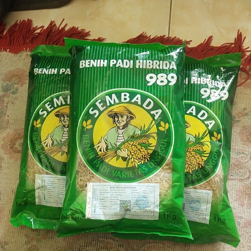 Benih Padi Hibrida Sembada 989 potensi Tinggi