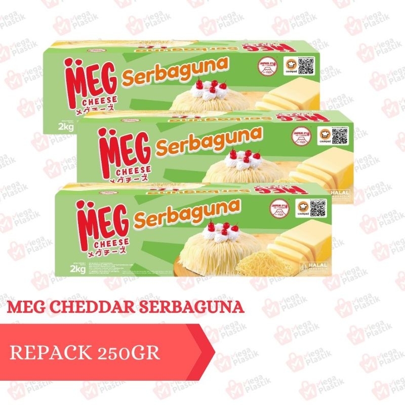 

MEG CHEDDAR SERBAGUNA REPACK 250GR