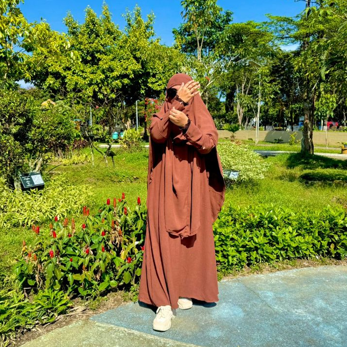 Wave_Dass - Nh Gamis Zayra SyarI Mewah Set Cadar Bandana Umroh & Pengajian