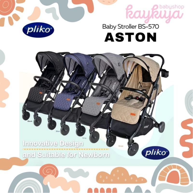 Stroller Pliko Aston BS-570 / Kereta Dorong Bayi