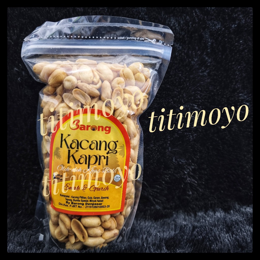 

Kacang Bali "BARONG" Kacang Kapri 400Gr