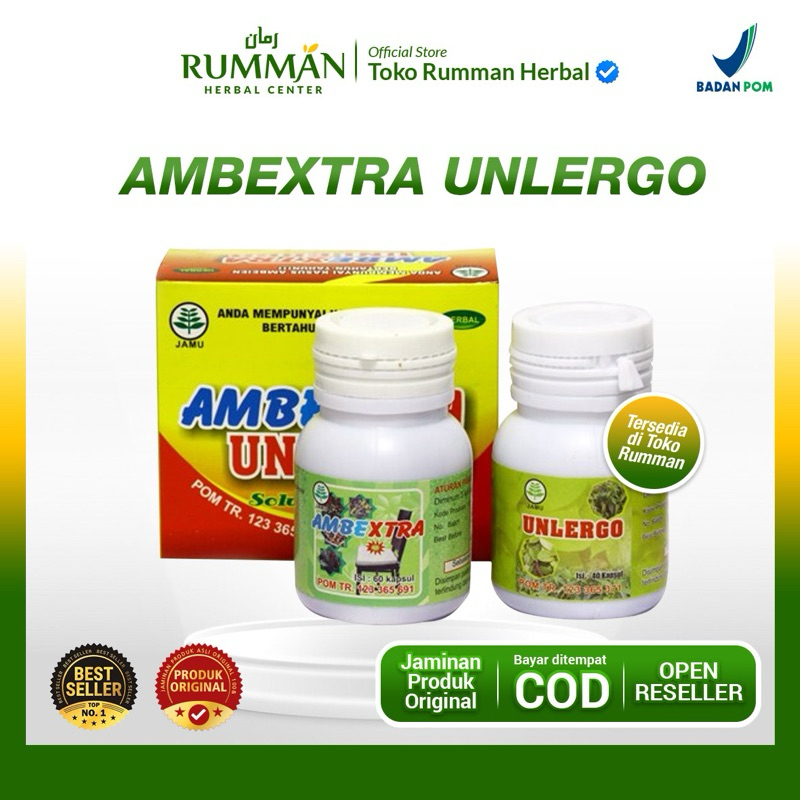 

AMBEXTRA UNLERGO / PAKET HERBAL USIR WASIR