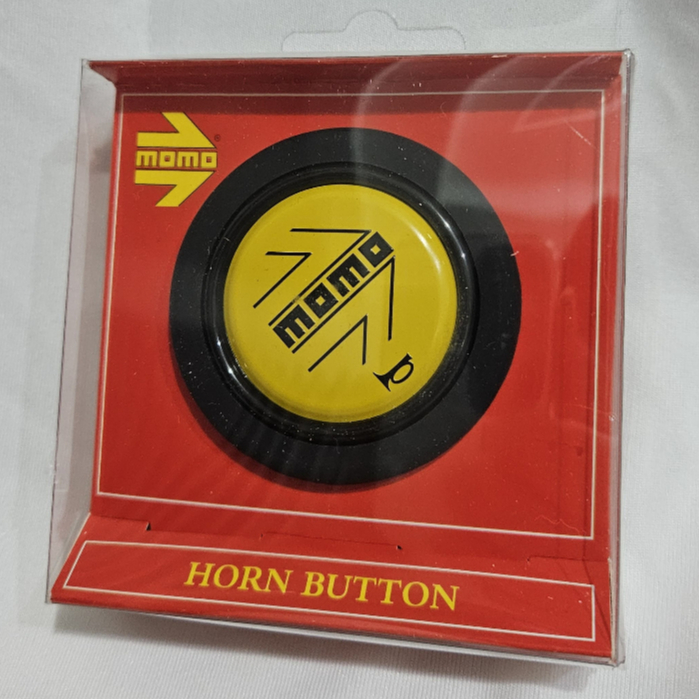Tombol Klakson Momo Arrow Yellow Import Momo Horn Button Like Original