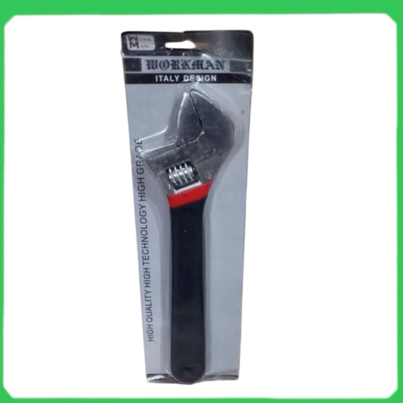 WORKMAN KUNCI INGGRIS 10" INCH GAGANG KARET