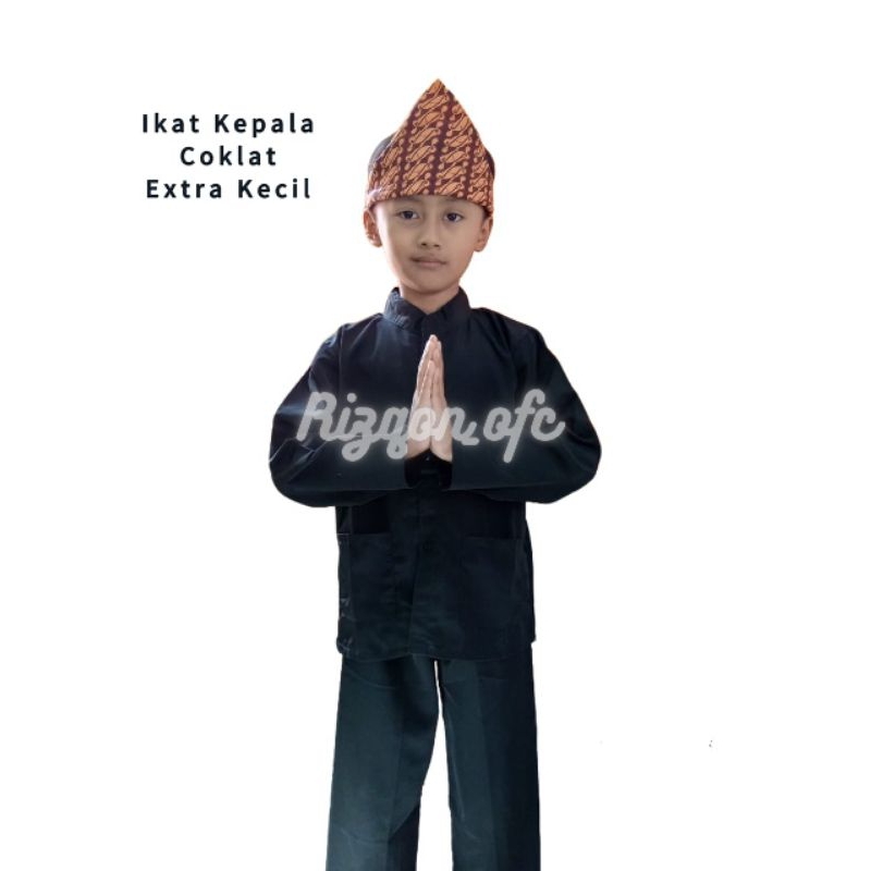 Slayer Ikat Segitiga Iket Kepala Batik Coklat Iket Segitiga Ikat Kepala Sunda Anak Ikat Kepala Sunda