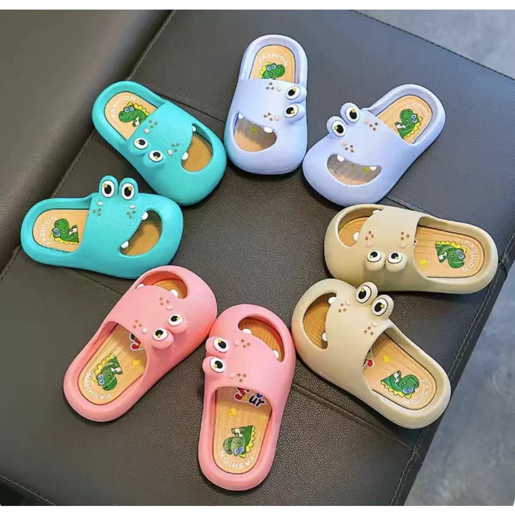 Sandal karet anak perempuan dan laki-laki/sandal karet import anak/ sandal karakter anak/ sandal luc