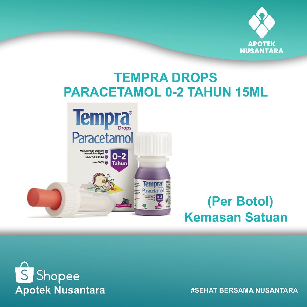 Tempra Drop 15 ML - Paracetamol Drops Bayi 0-2 Tahun