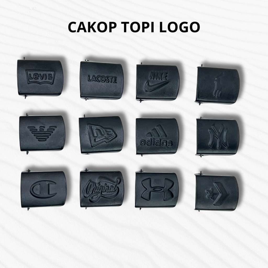 CAKOP BUAYA CLIP BESI TOPI LOGO PREMIUM IMPOR