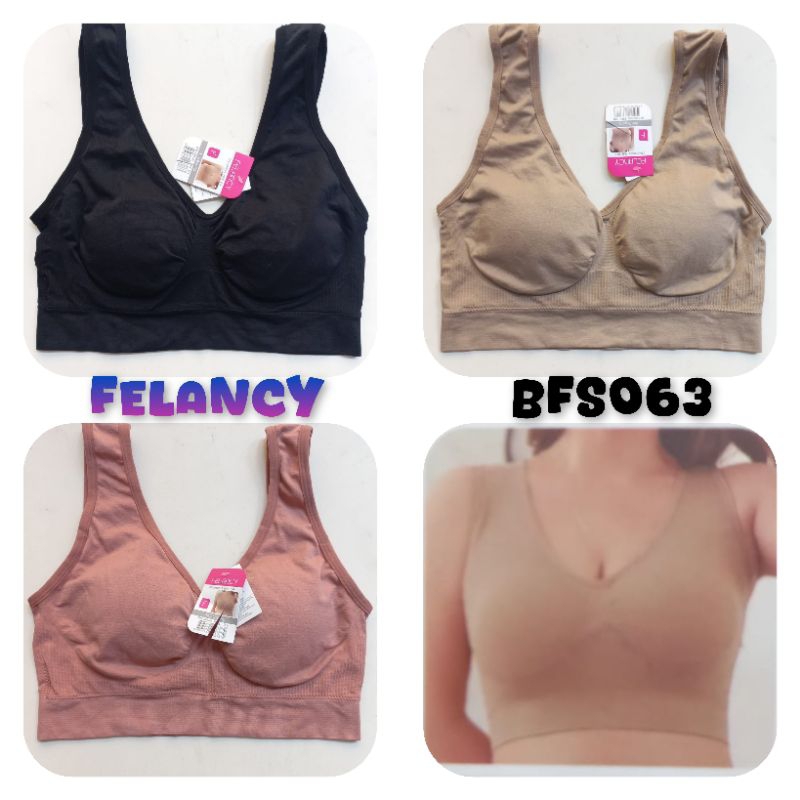 BFS063 Bra jumbo vest bralette tanpa kawat felancy XXL