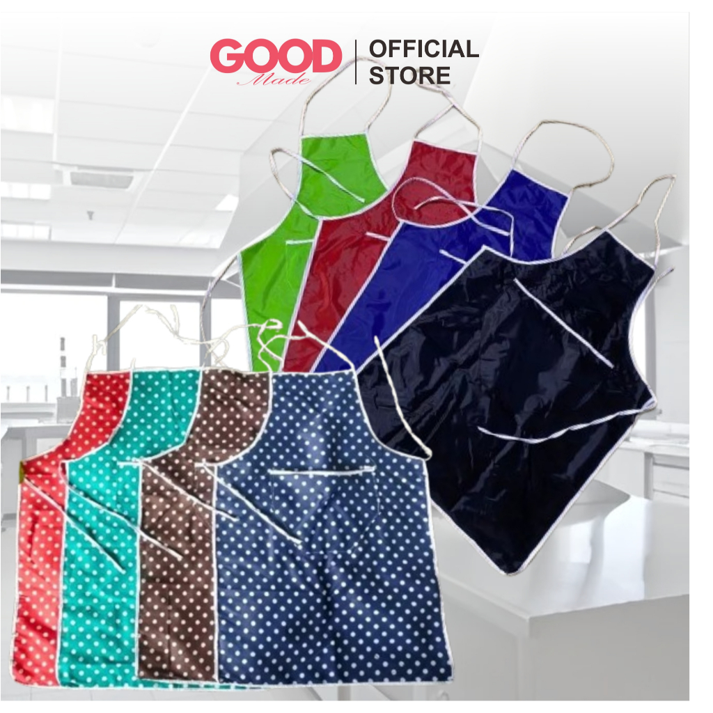 GOOD MADE - Celemek Anak PAUD TK SD Lucu Murah Viral | Apron Koki Kids | Masak Melukis Berkebun | CO