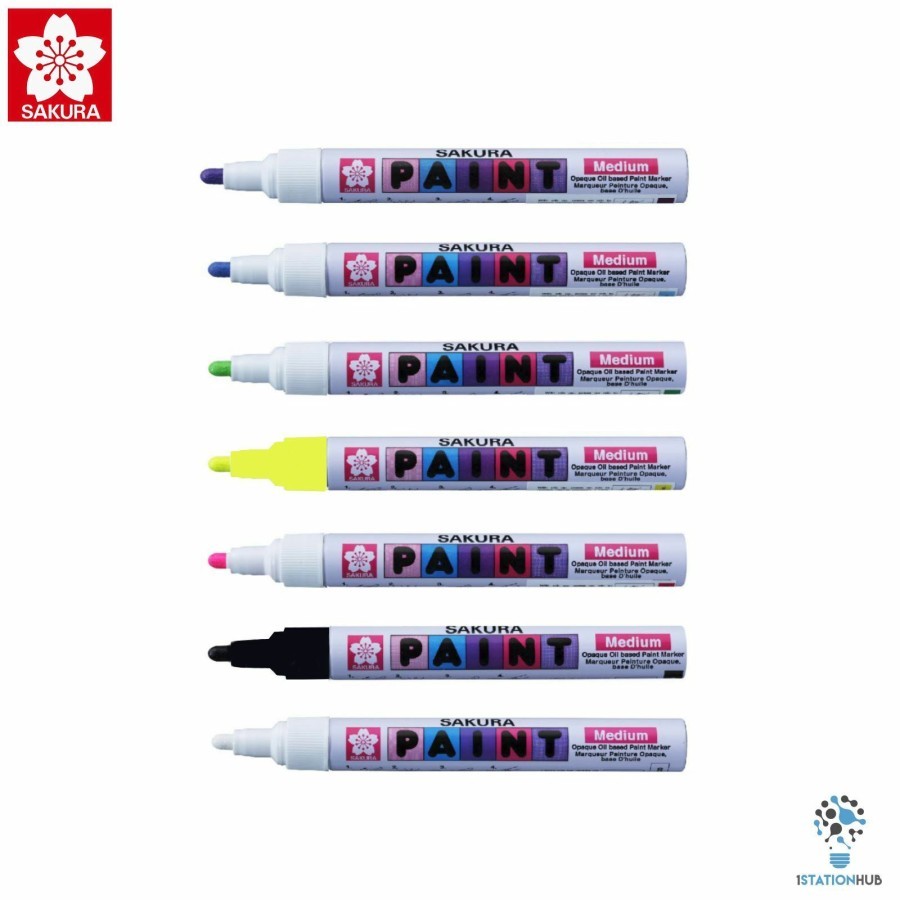 

SAKURA Original Paint Marker XPMK-B Medium (Permanent) Spidol Ban Permanen