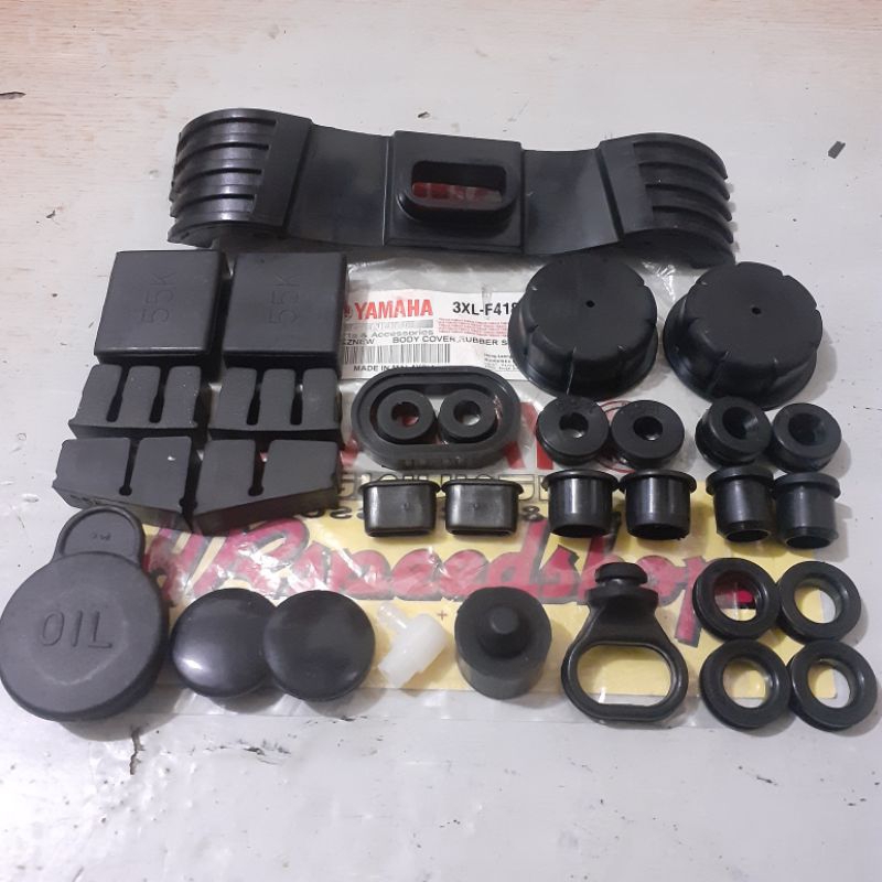 Karet Body RXZ RZR Tangki Rangka Head mesin Milenium Catalyzer