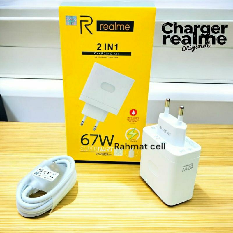 CHARGER REALME TYPE C SUPERDART 67WATT FAST CHARGING