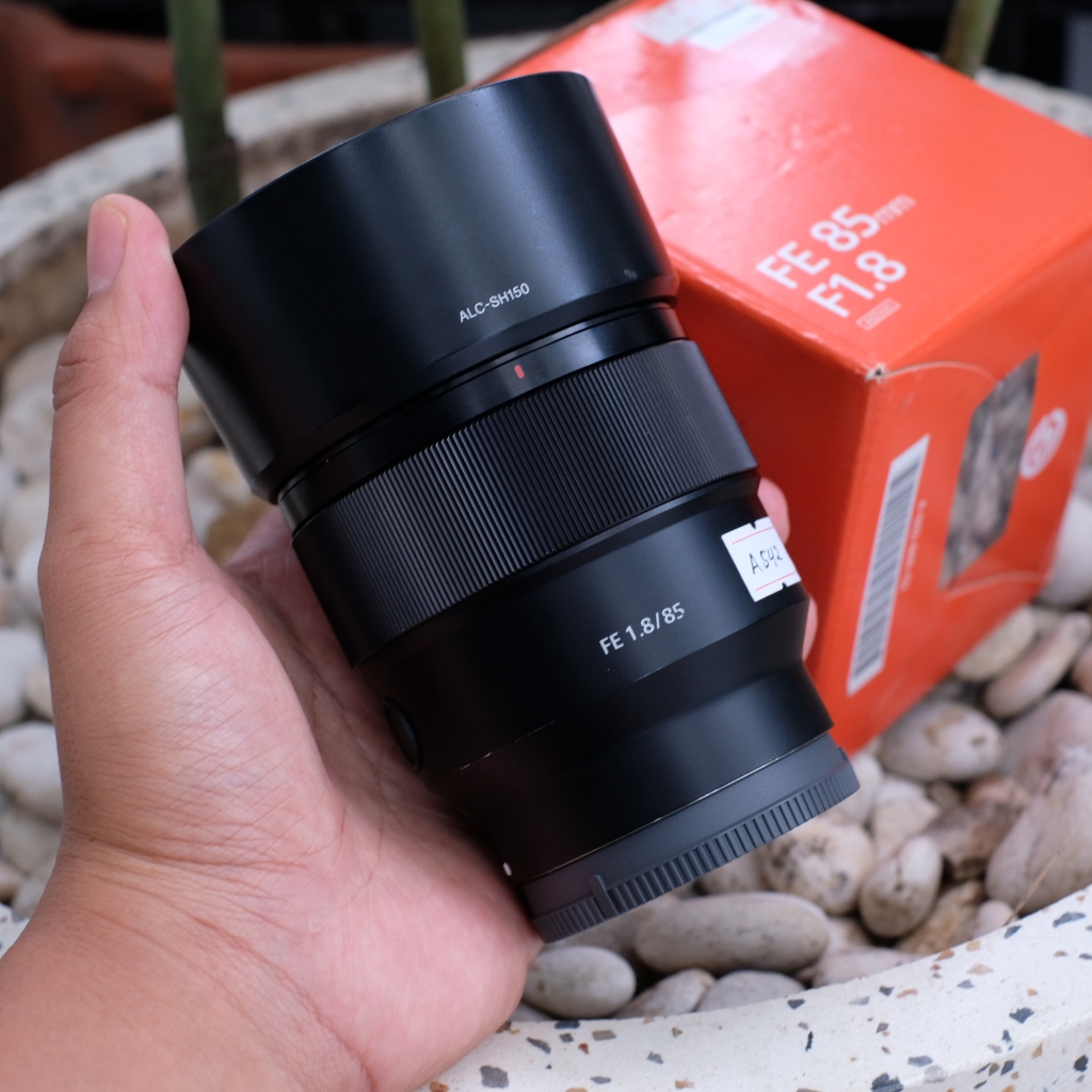 LENSA FE 85mm f1.8 for SONY A7/A7iiA7iii A7 iv 100% ori SECOND CONDITION FE85MM