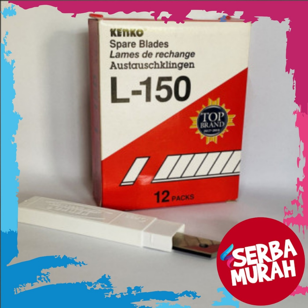 

Kenko Refil Isi Cutter Besar L-150 1 box 5pcs Mata Pisau